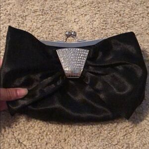 brand new black clutch